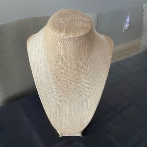 Necklace Display/Stand in Cream